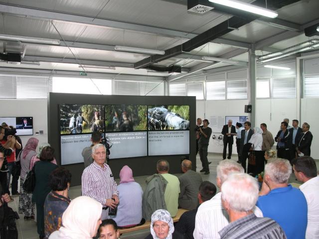 Opening of SENSE - Documentation center Srebrenica, Potočari