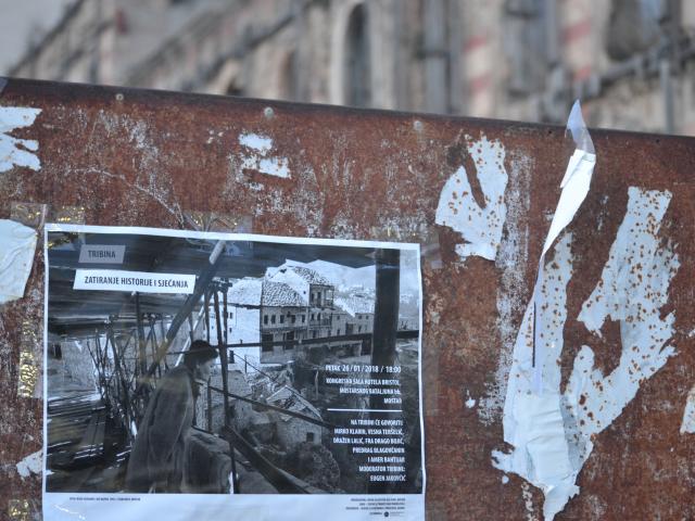 Mostar - Prezentacija Interaktivnog narativa "Zatiranje istorije i sjećanja"