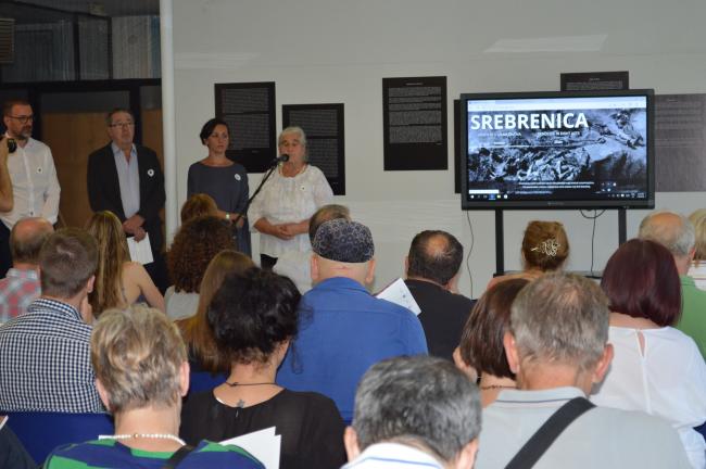 "Srebrenica- genocid u osam činova" interaktivni narativ, prezentacija u Sarajevu