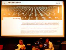 "Srebrenica - Genocide in Eight Acts" interactive narrative, presentation in Zagreb